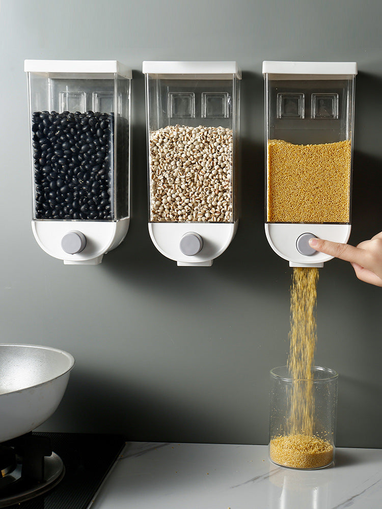 Dispenser de Grãos 1000ml  Organização Inteligente com Design Minimalista