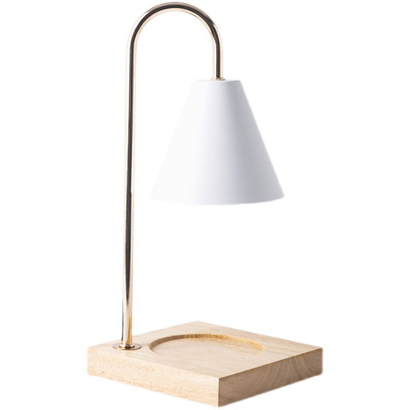 Luminária Aromática de Madeira com Dimmer – Design Minimalista | Maison Caeli